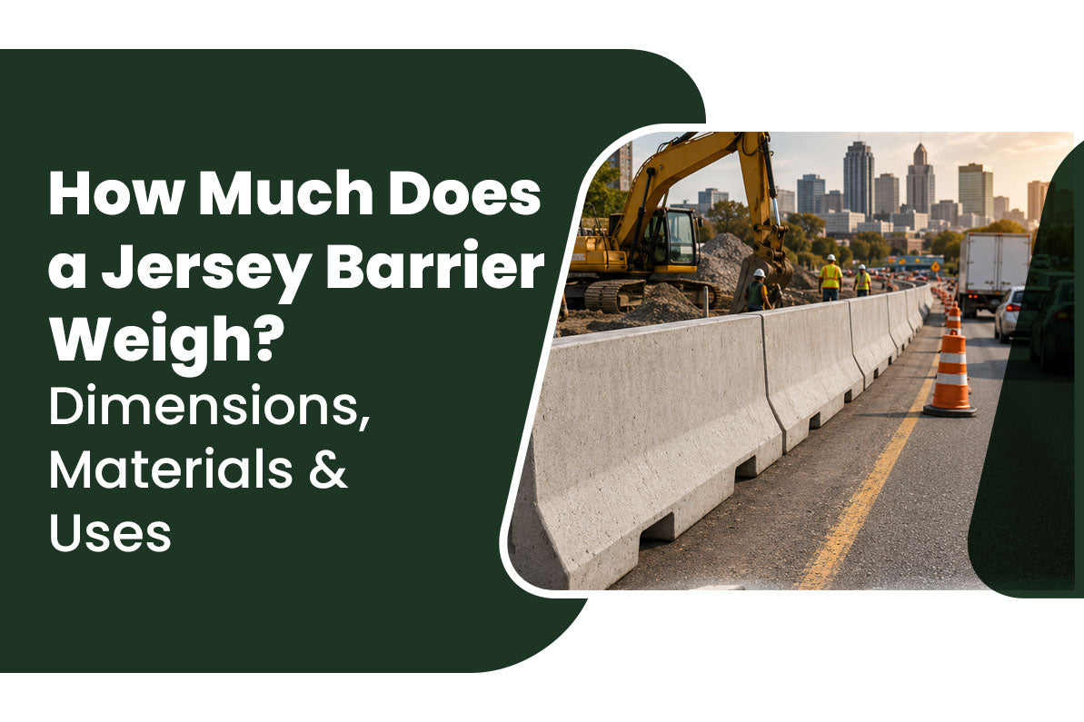 How Much Does a Jersey Barrier Weigh? Dimensions, Materials & Uses