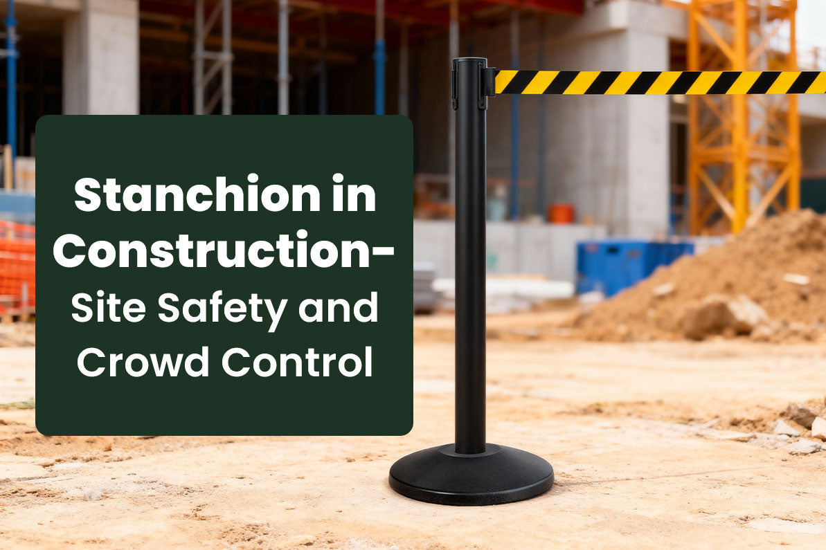 Stanchion in Construction - Site Safety and Crowd Control