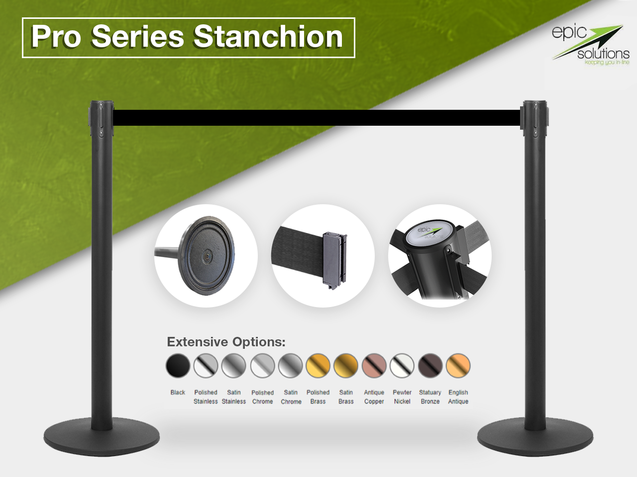 Pro Stanchion 1113: Stylish & Functional Queues