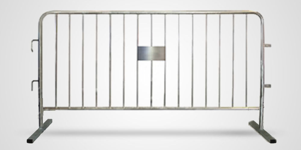 7 Foot /  2 Meter Steel Barricades