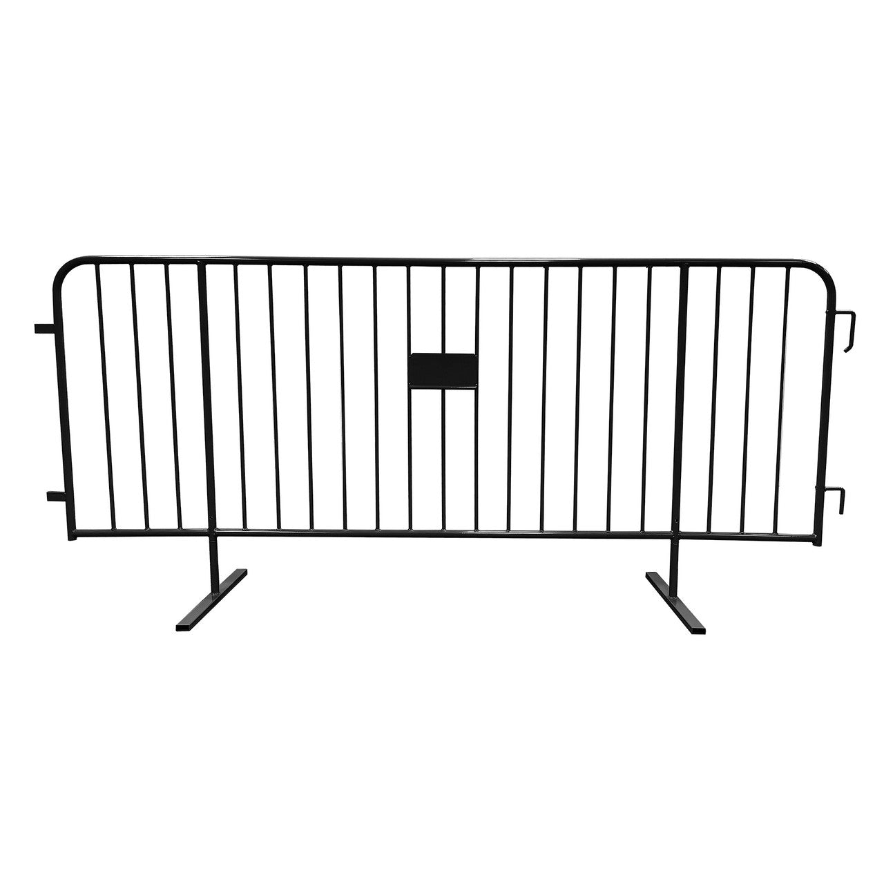 1.0" Heavy Duty 8.5ft Black Crowd Control Barriers narrow base option