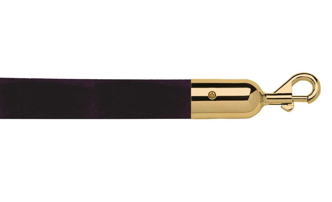 1.5" Velour Stanchion Ropes 2 to 12 Feet Long Stanchion Ropes Epic Crowd Control