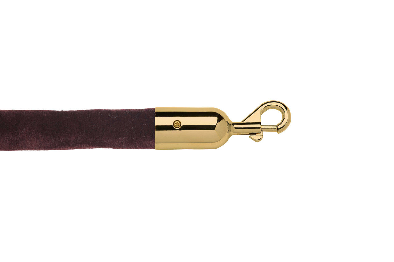 1.5" Velour Stanchion Ropes 2 to 12 Feet Long Stanchion Ropes Epic Crowd Control