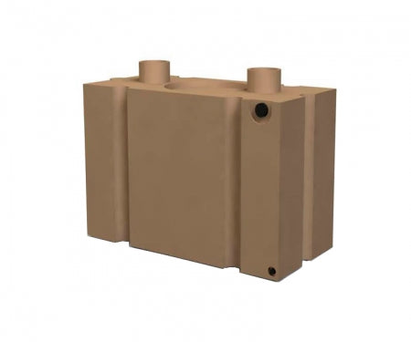 Large Plastic Barrier Block - Full Wall 24x46x 23"