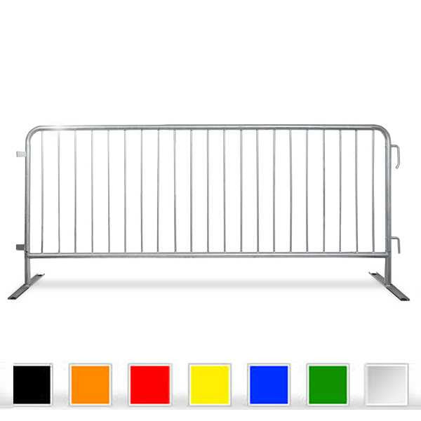 20 Pack 8.5 FT Steel Crowd Control Barricades Home Epic Crowd Control