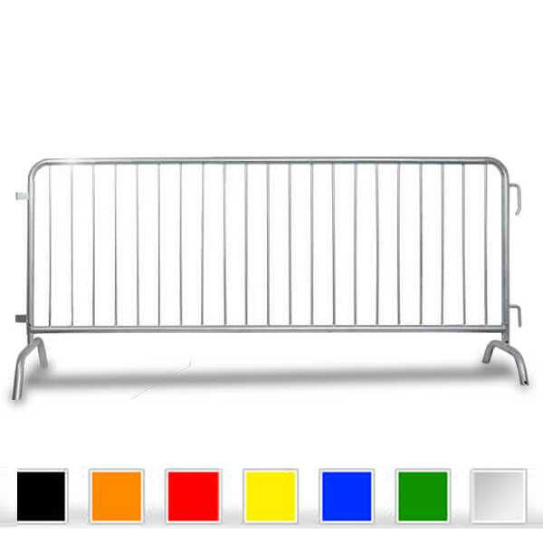 20 Pack 8.5 FT Steel Crowd Control Barricades Home Epic Crowd Control