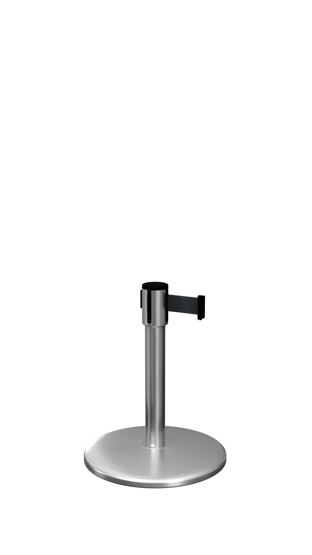Queue Pro 200 Mini Retractable Stanchion 11 Ft Belt | Satin Stainless Post