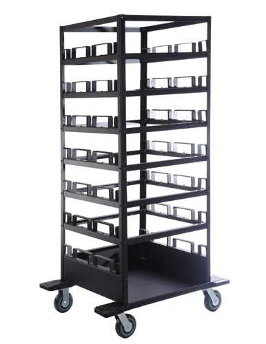 21 Post Stanchion Cart | Stanchion Barrier Cart Stanchion Post Carts Epic Crowd Control