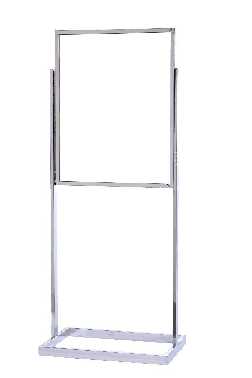 Double Frame Sign Stand 22" x 28" Square Tube Frame
