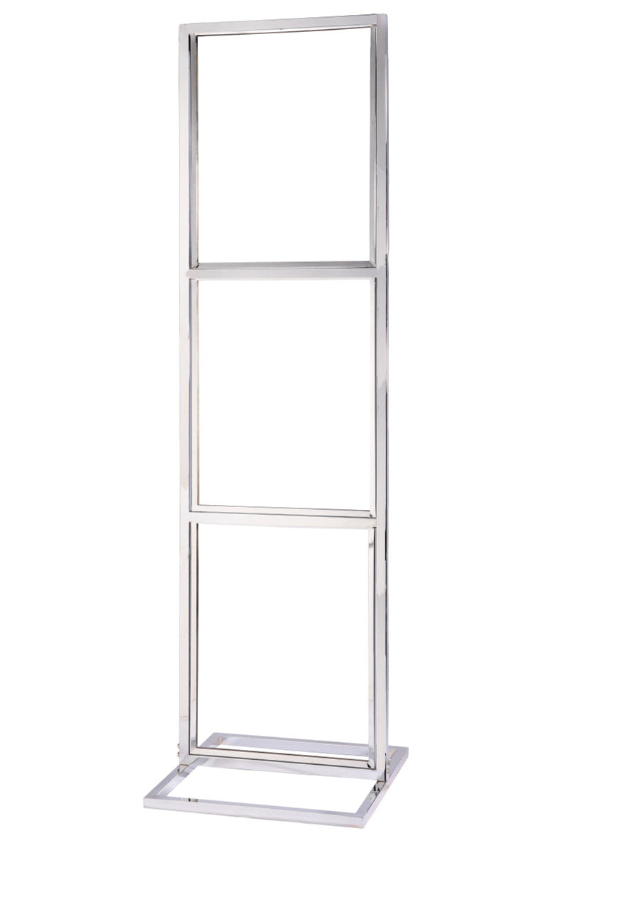 Triple Frame Sign Stand 22" x 28" Square Tube Frame