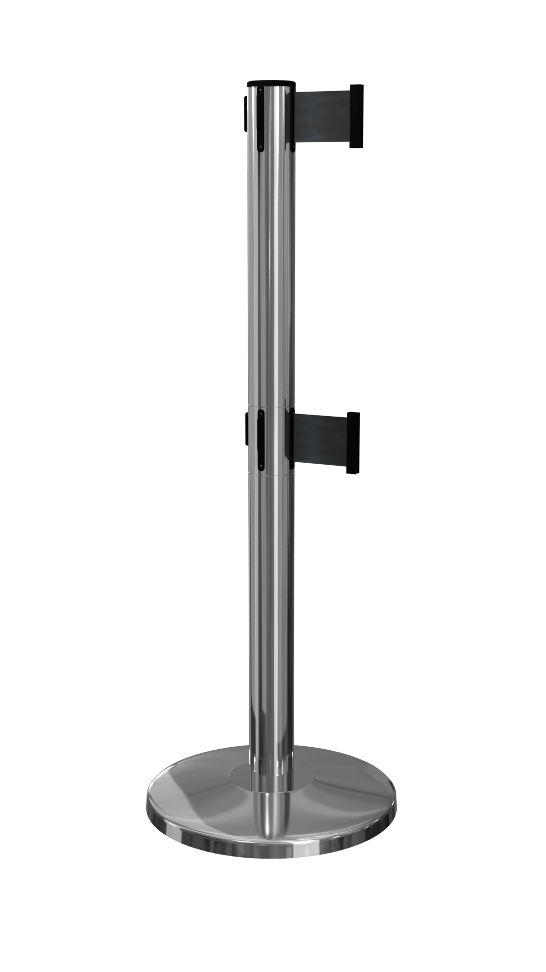 3 Inch Wide Twin Belt Stanchion