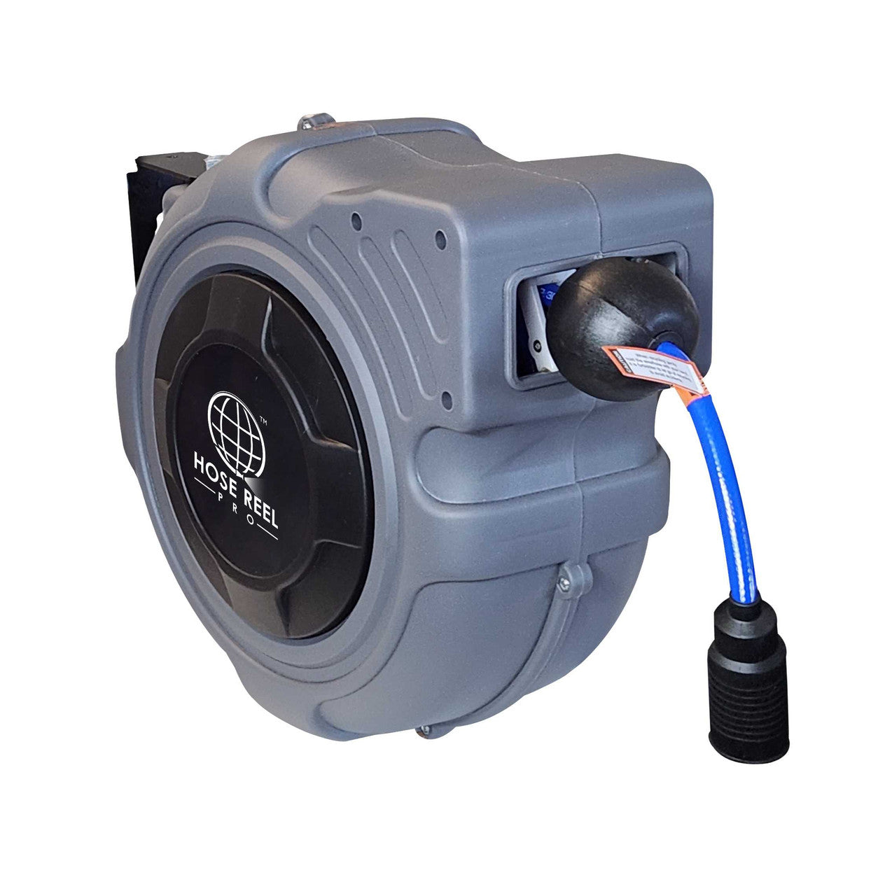 30 Ft Compressed Air Hose Reel - Grey Retractable Hoses and Cords Epic Crowd Control