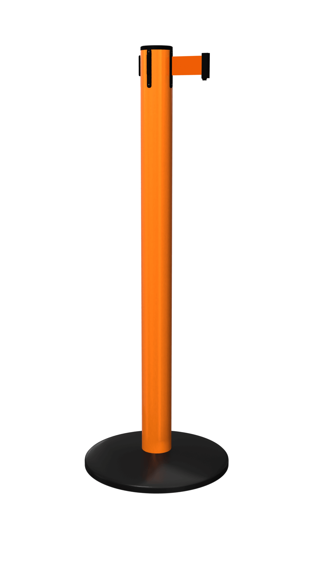 Safety Pro 300 Retractable Stanchion | 16ft Belt Orange Posts