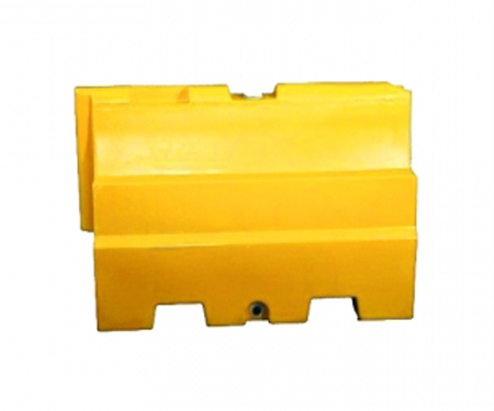 Stacking Plastic Jersey Barrier Safety Yellow