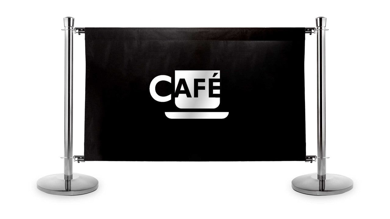 4 Foot Cafe Banner Printed 2 Sides Quote Ninja Custom Products Epic Crowd Control