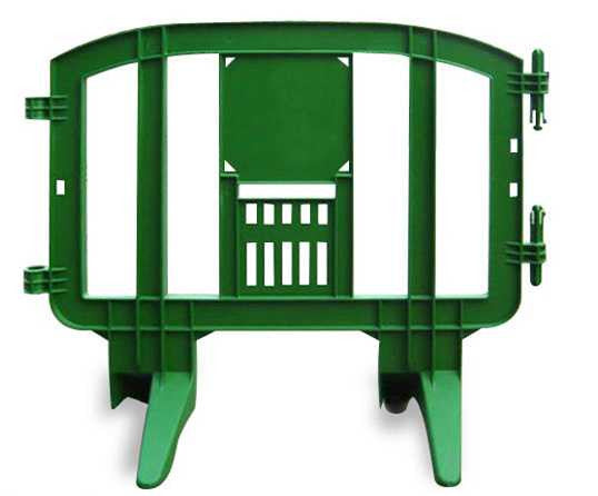 4 Foot Minit Plastic Barricades | Green Minit & Mini GuideMaster Plastic Barricades Epic Crowd Control