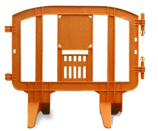 4 Foot Minit Plastic Barricades | White Minit & Mini GuideMaster Plastic Barricades Epic Crowd Control