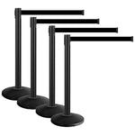4 Pack of Retractable Belt Stanchions with Free Shipping