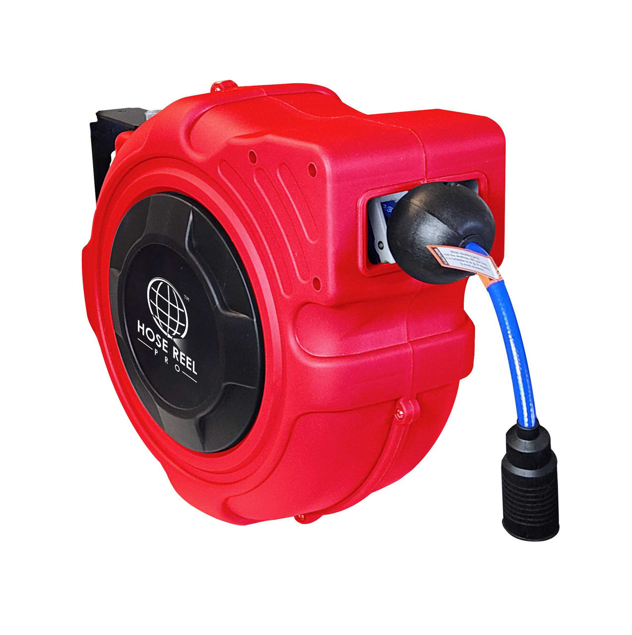 50 Ft Compressed Air Hose Reel - Red Retractable Hoses and Cords Epic Crowd Control