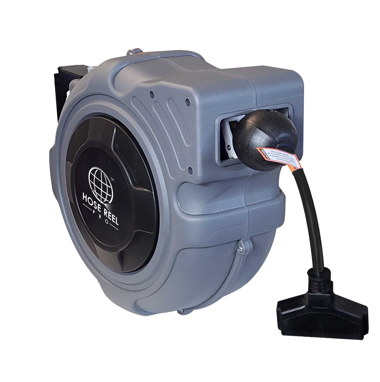 50 Ft Retractable Extension cord Reel - Grey Retractable Hoses and Cords Epic Crowd Control