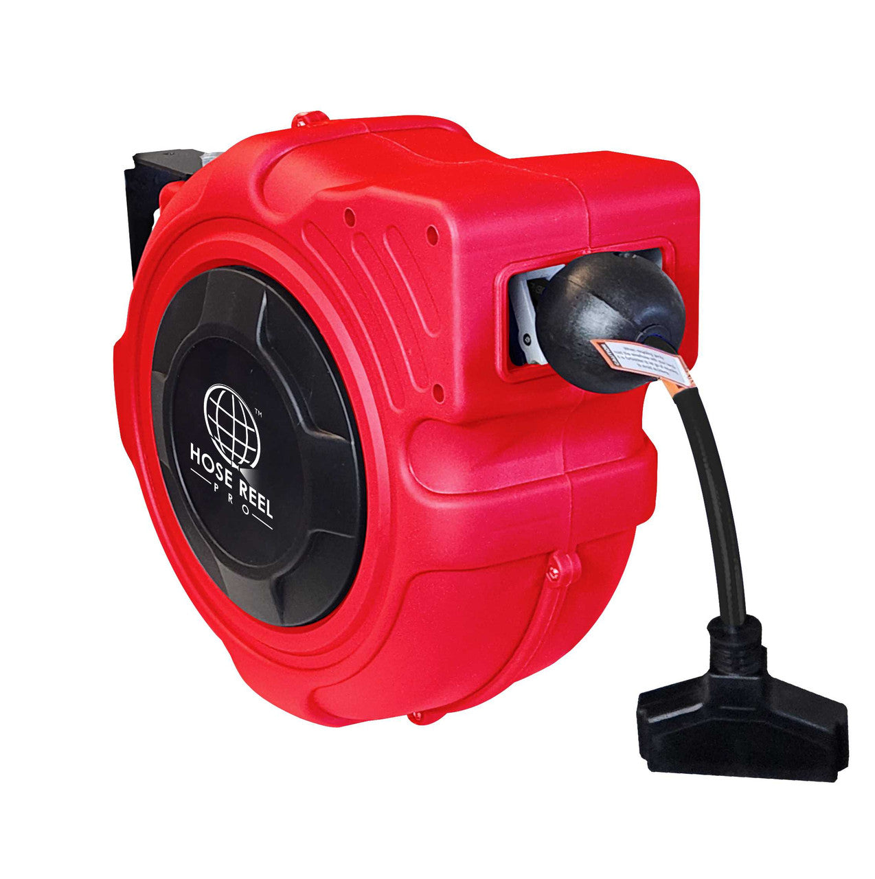 50 Ft Retractable Extension cord Reel - Red Retractable Hoses and Cords Epic Crowd Control