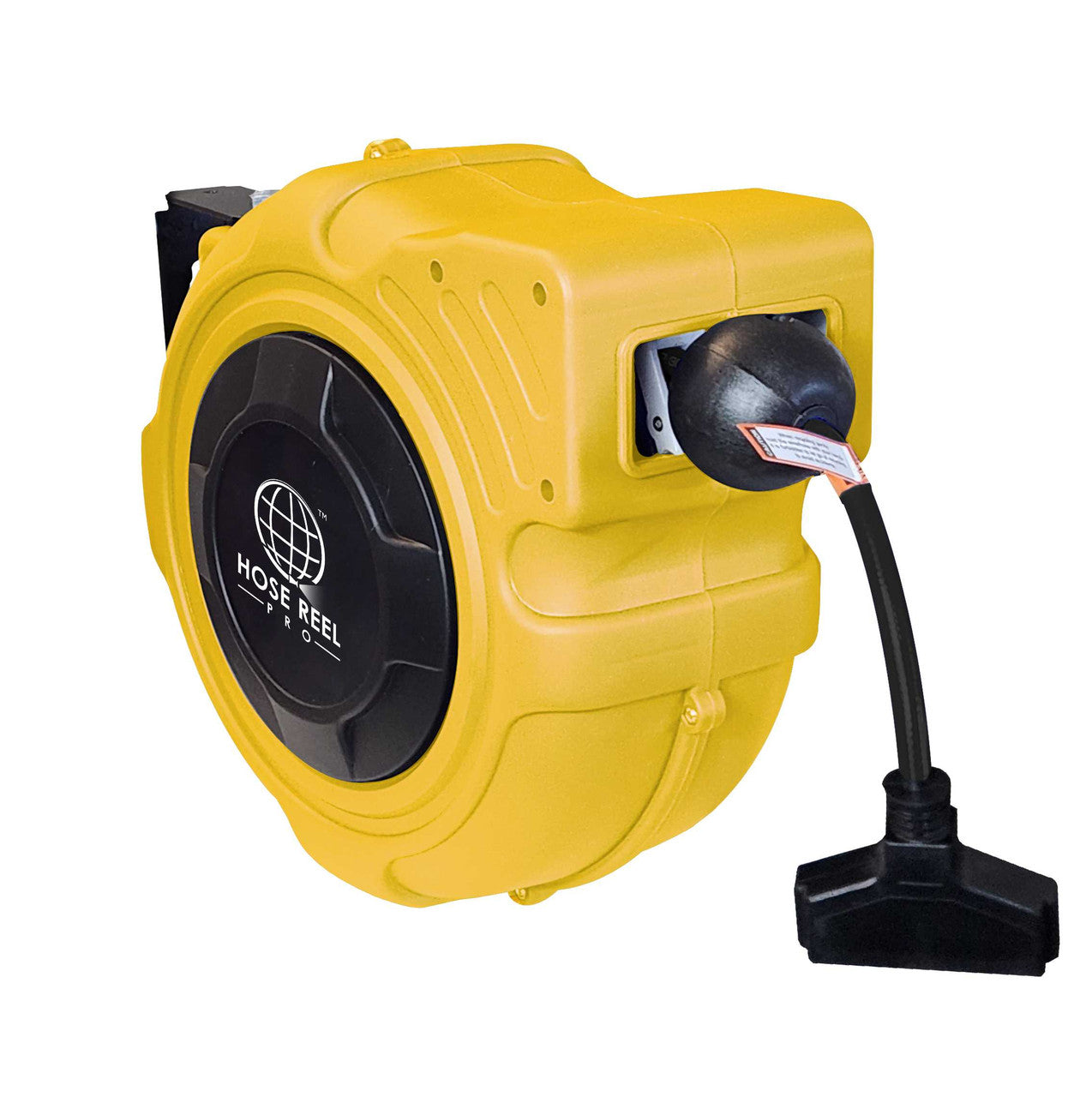 50 Ft Retractable Extension cord Reel - Yellow Retractable Hoses and Cords Epic Crowd Control