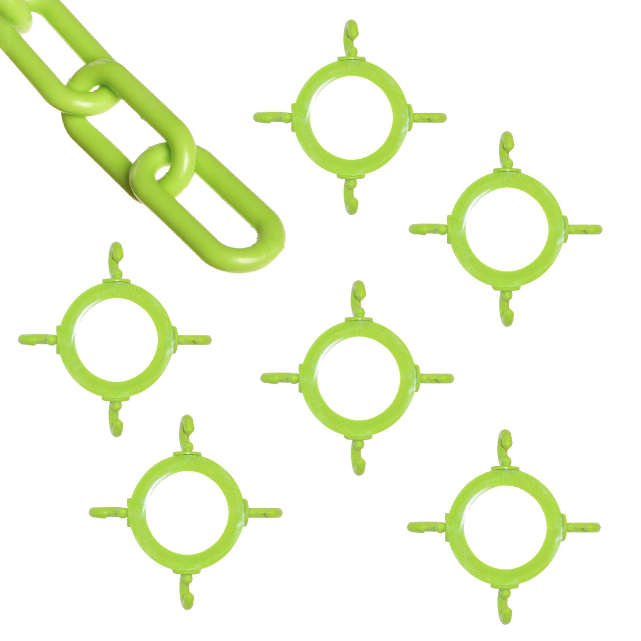 50 ft Plastic Chain Cone Connector Kit Traffic Cones and Plastic Chain Kits Epic Crowd Control