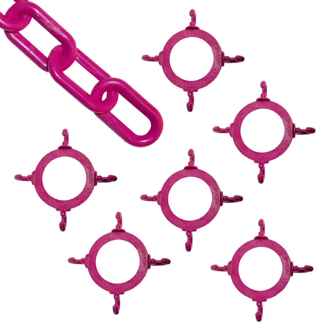 50 ft Plastic Chain Cone Connector Kit Traffic Cones and Plastic Chain Kits Epic Crowd Control