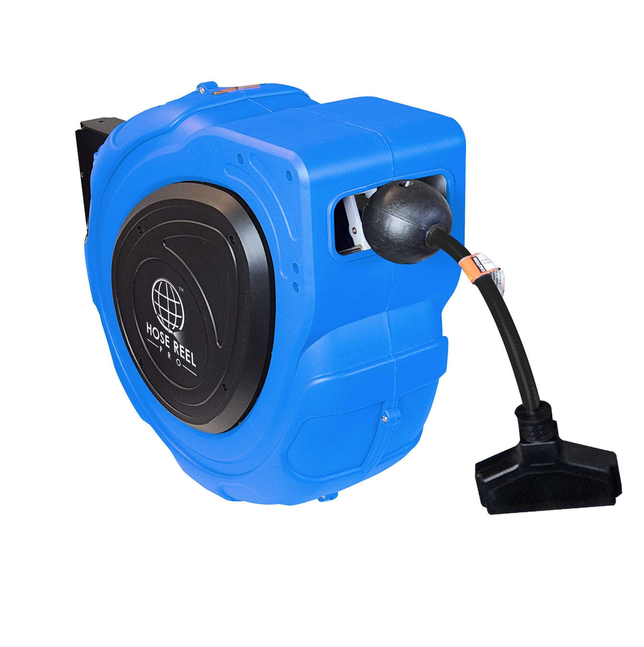65 Ft Retractable Extension cord Reel - Blue Retractable Hoses and Cords Epic Crowd Control