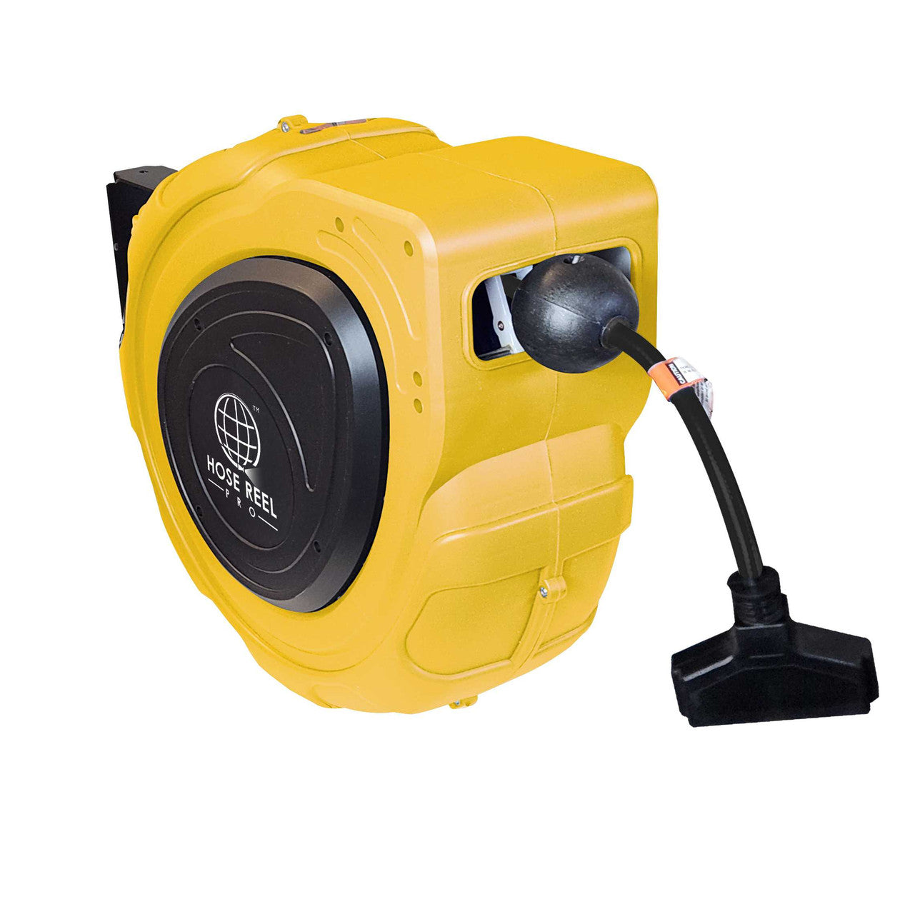 65 Ft Retractable Extension cord Reel - Yellow Retractable Hoses and Cords Epic Crowd Control