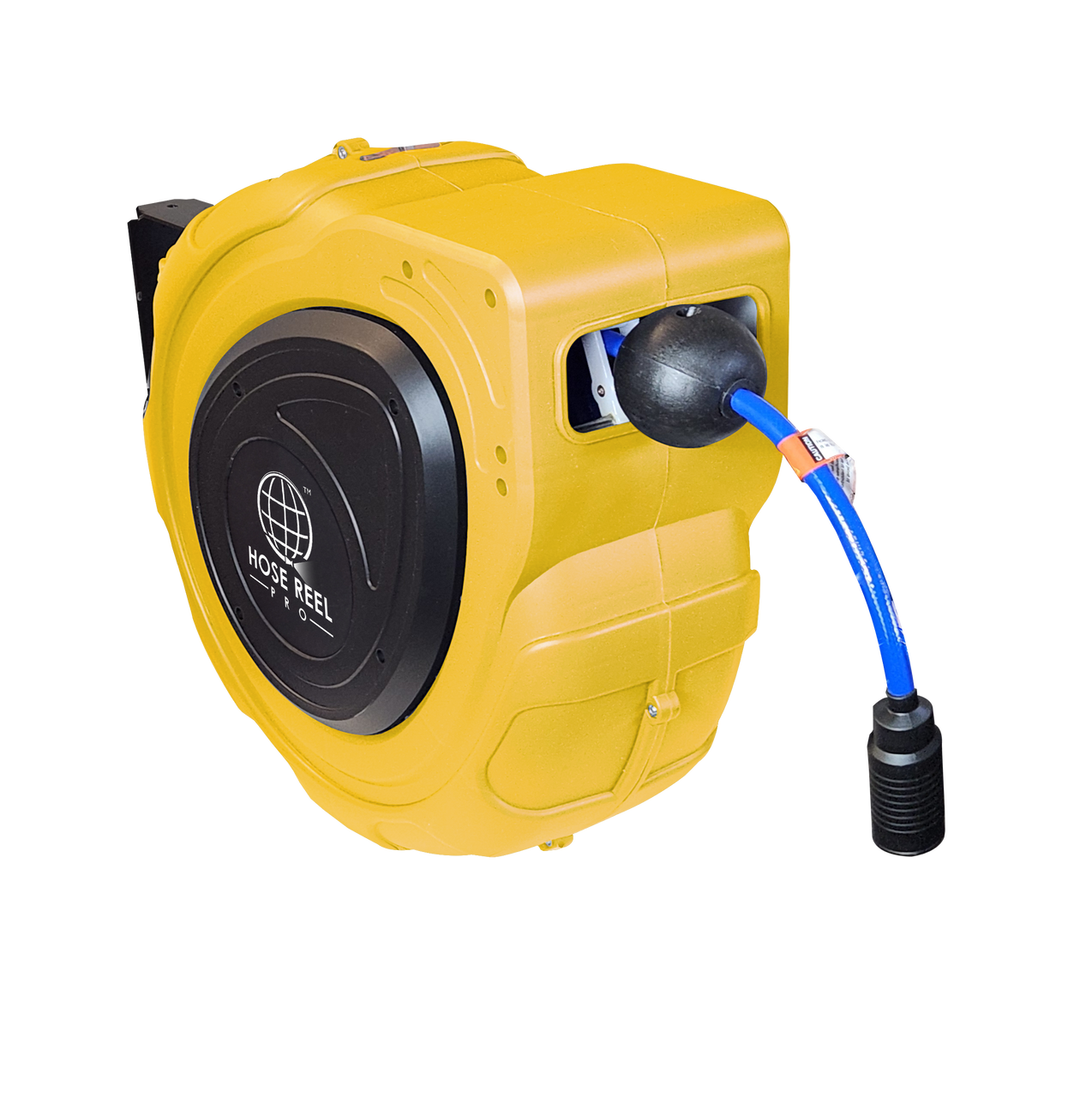 65 Ft Compressed Air Hose Reel - Yellow Retractable Hoses and Cords Epic Crowd Control