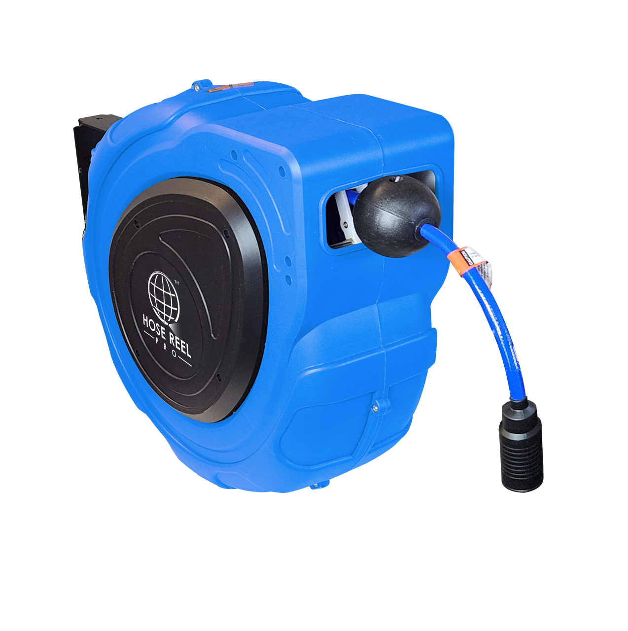 65 Ft Compressed Air Hose Reel - Blue Retractable Hoses and Cords Epic Crowd Control