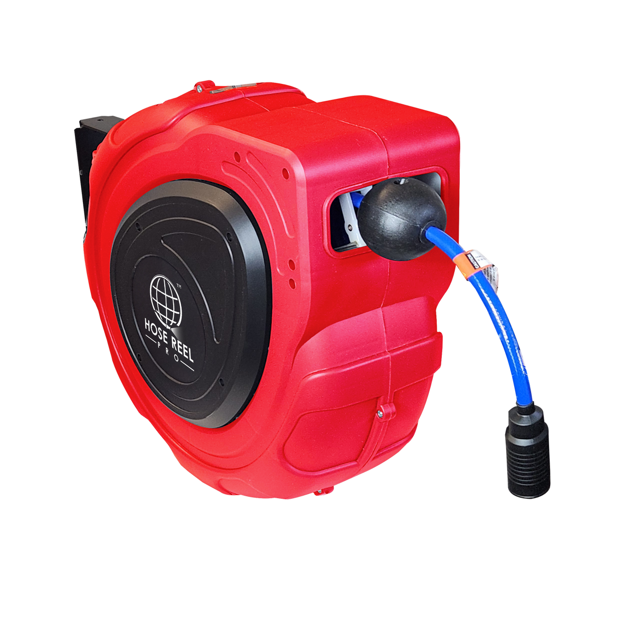 65 Ft Compressed Air Hose Reel - Red Retractable Hoses and Cords Epic Crowd Control