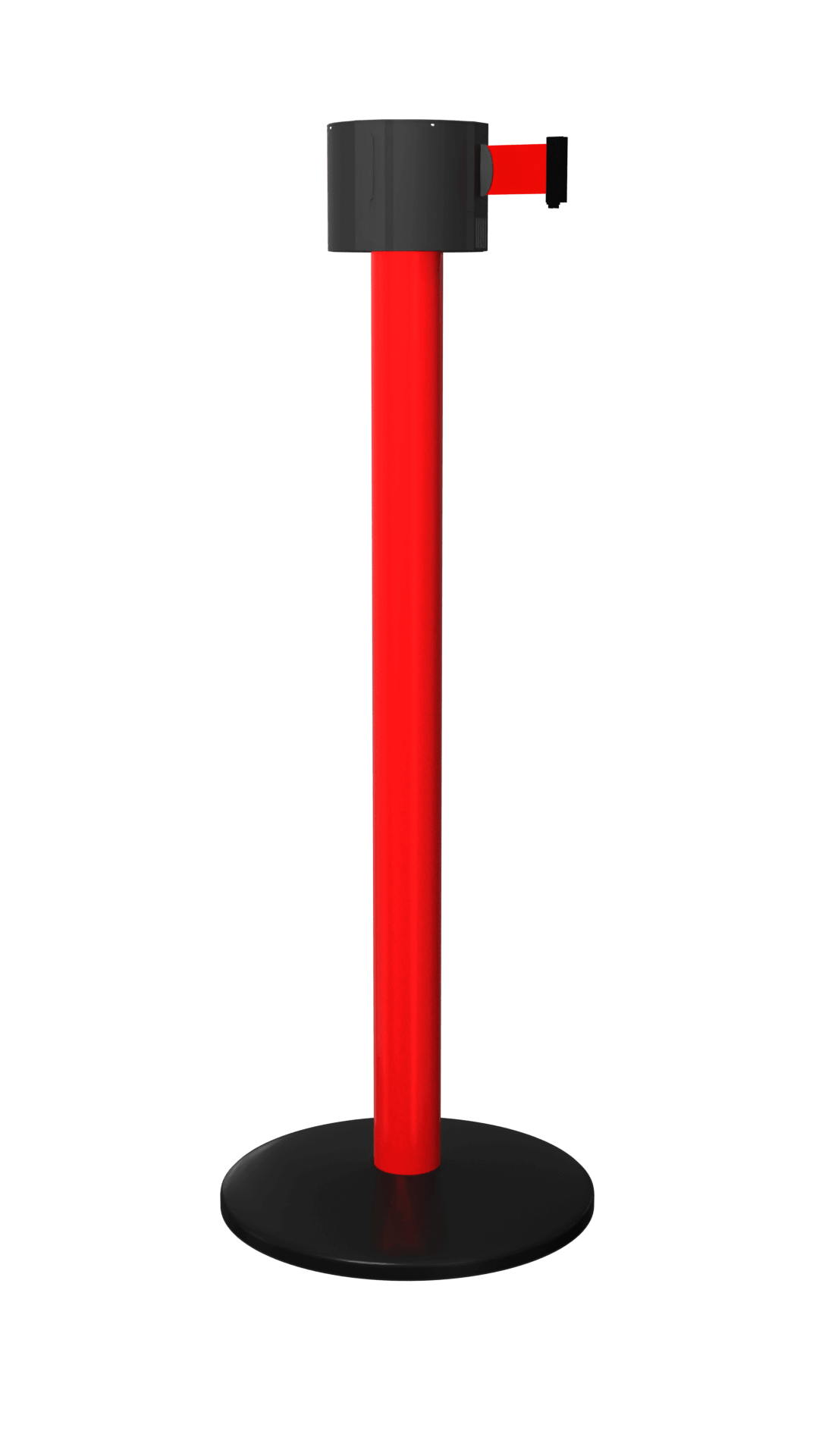 Safety Pro 750 Retractable Stanchion Red | 75 FT Belt