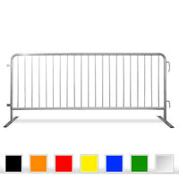 8.5 Foot Heavy Duty Steel Crowd Control Barricades | Bike Rack Barriers Steel Barricades Epic Crowd Control