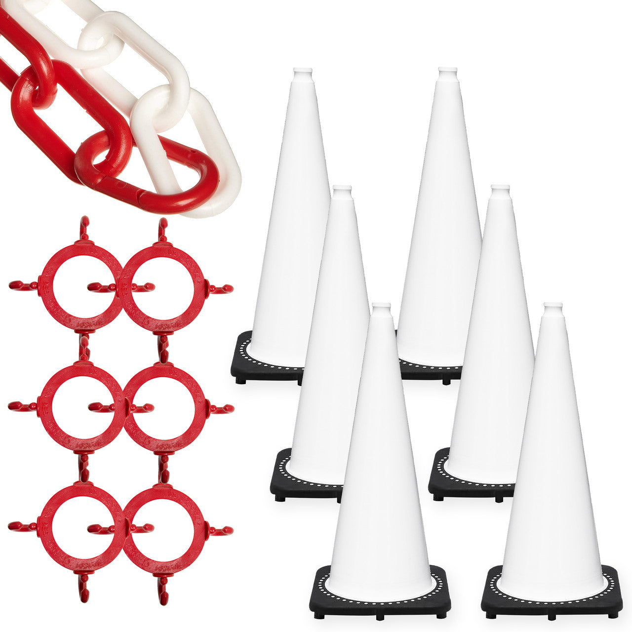 Vaccination Traffic Cone and Chain Kit