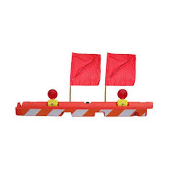 Airport Plastic Jersey Barrier 10" H x 10" L x 96" W Jersey Barriers