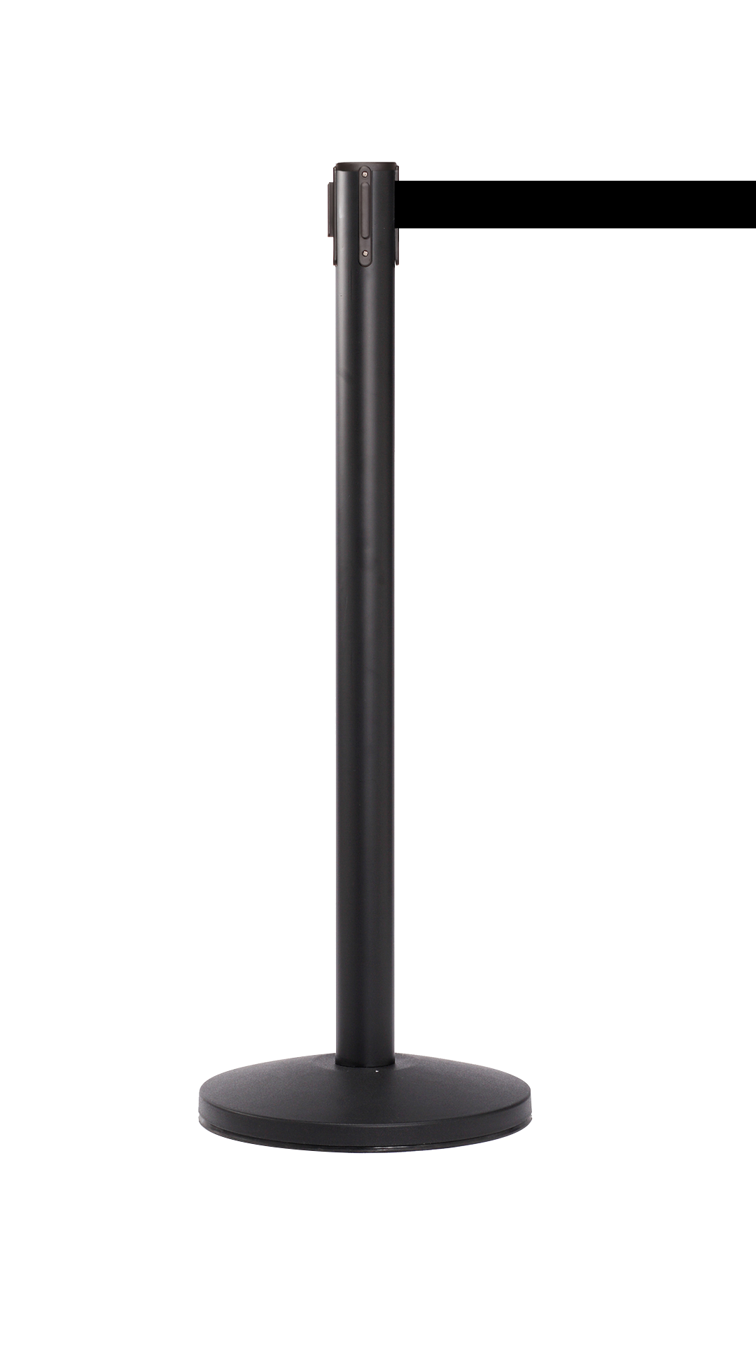 Black Stanchion 8.5 Foot Retractable Belt