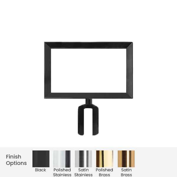 Clear Acrylic Sheet Sets | For Stanchion Sign Frames Stanchion Signs Epic Crowd Control