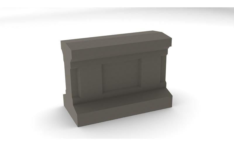 Concrete Security Barrier Wall 4 FT Type 4 Home Epic Crowd Control