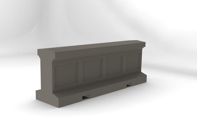 Concrete Security Barrier Wall 8 FT Type 4 Home Epic Crowd Control