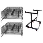 Crowd Control Barriers Bundle & Barricade Cart Steel Barricades Epic Crowd Control