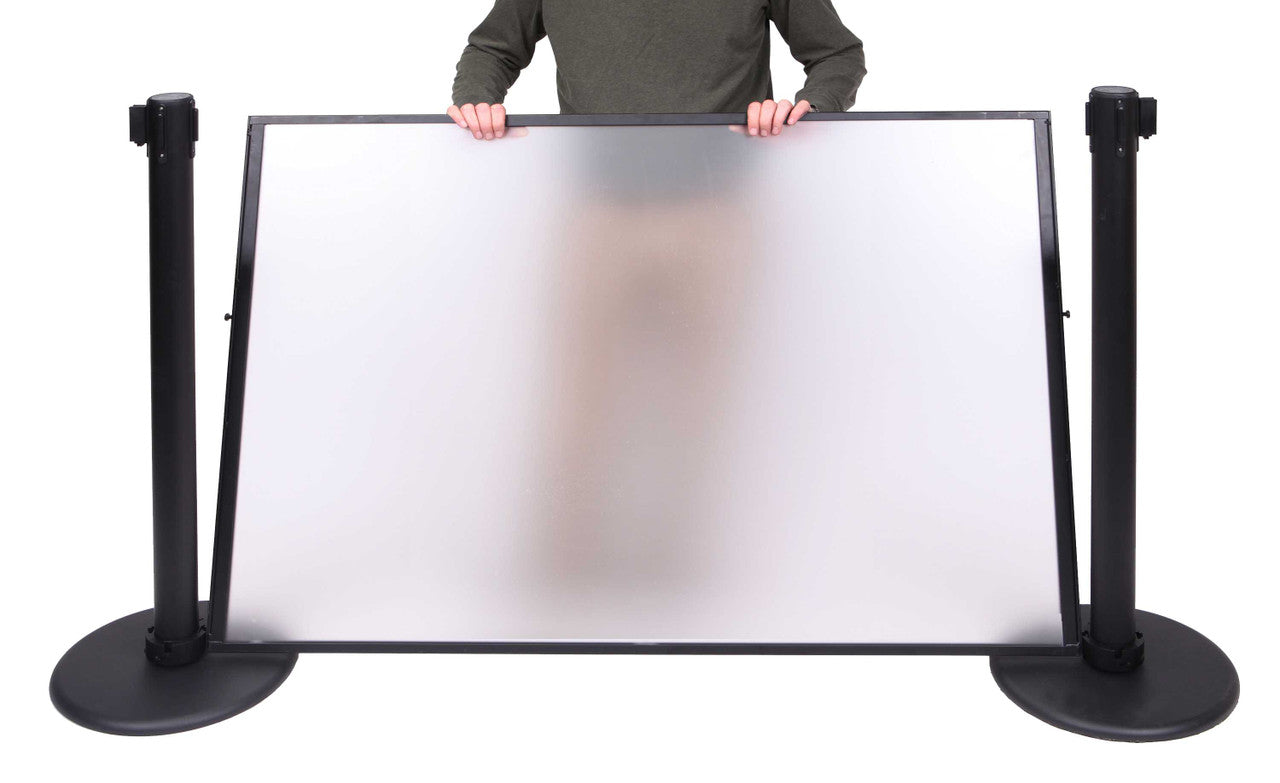 Display Panel Black 4 Foot Merchandizing & Display Panels Epic Crowd Control
