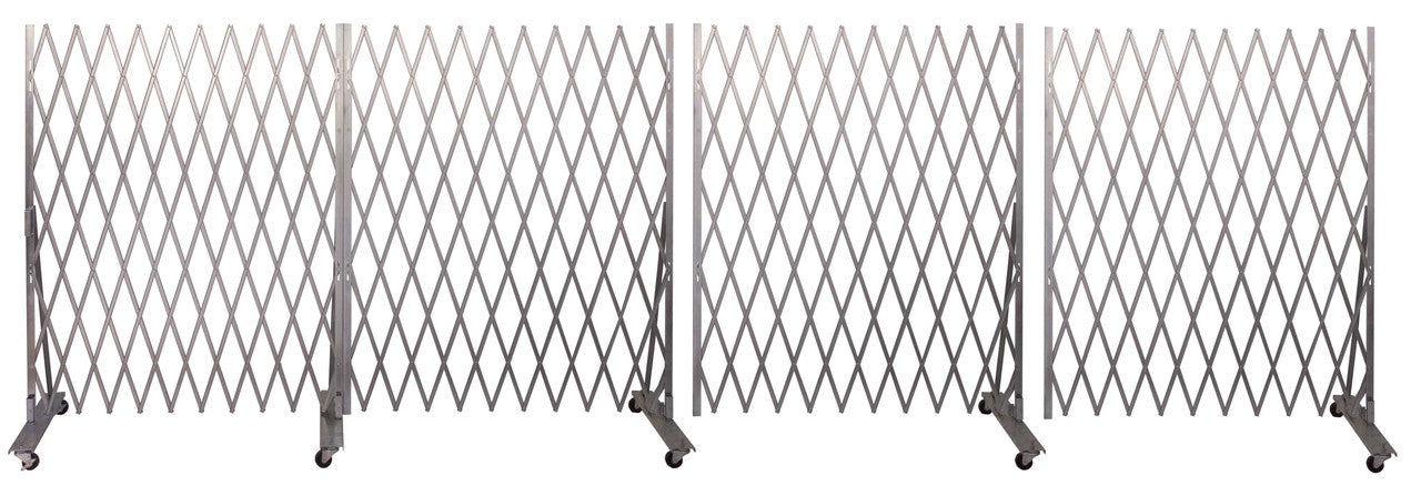 Eco Portable Accordion Gate 12 Foot Wide Accordion Gates Epic Crowd Control