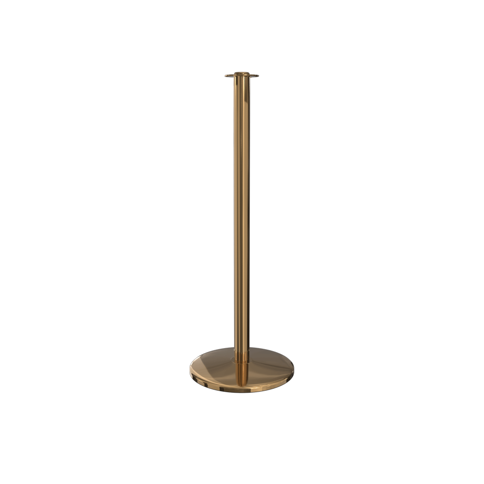 English Antique Elegance Flat Top Stanchion with Flat Base