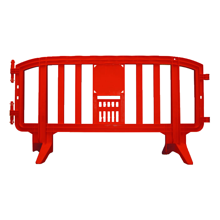 6.5 Foot Movit Plastic Barricades | Red Movit & GuideMaster Plastic Barriers Epic Crowd Control