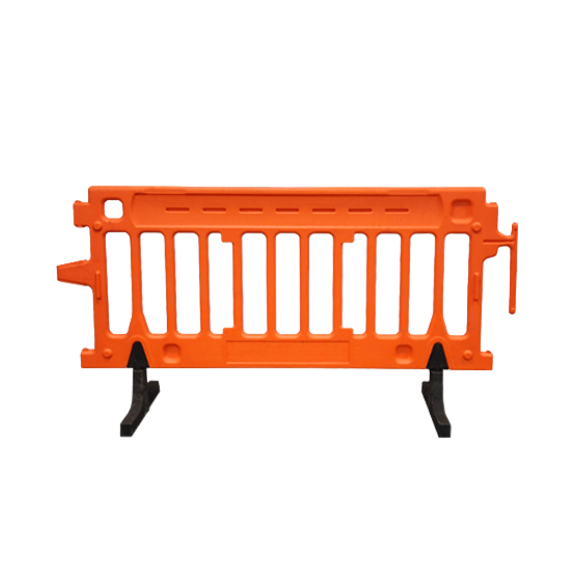 6.5 FT Plastic Crowd Control Barriers | Orange Crowd Pro