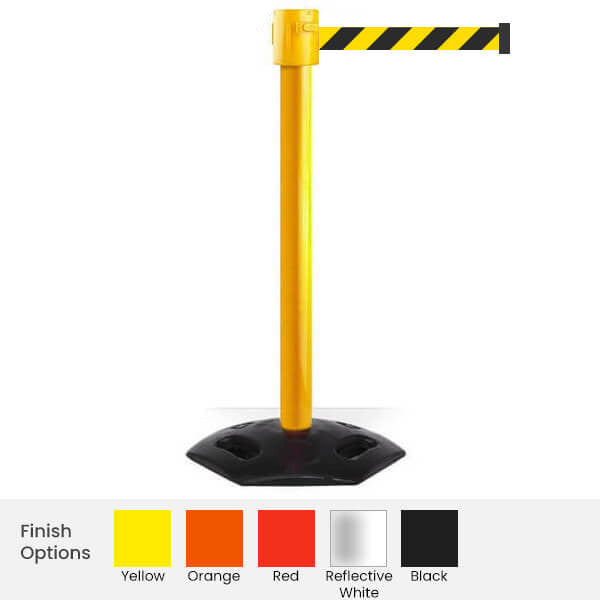 Safety Retractable Belt Barrier | Weather Master 20 / 25 / 30 / 35 Ft Belts