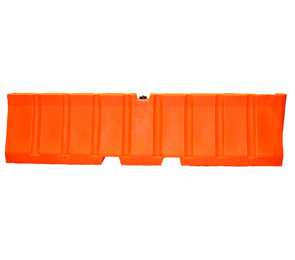 Orange Plastic Jersey Barrier 24 H x 96 L Jersey Barriers Epic Crowd Control