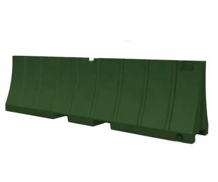 Green Plastic Jersey Barrier 24 H x 96 L Jersey Barriers Epic Crowd Control